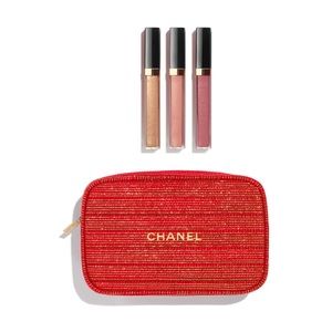 CHANEL 2022 Holiday Set - Sheer Genius Lipgloss Trio NIB